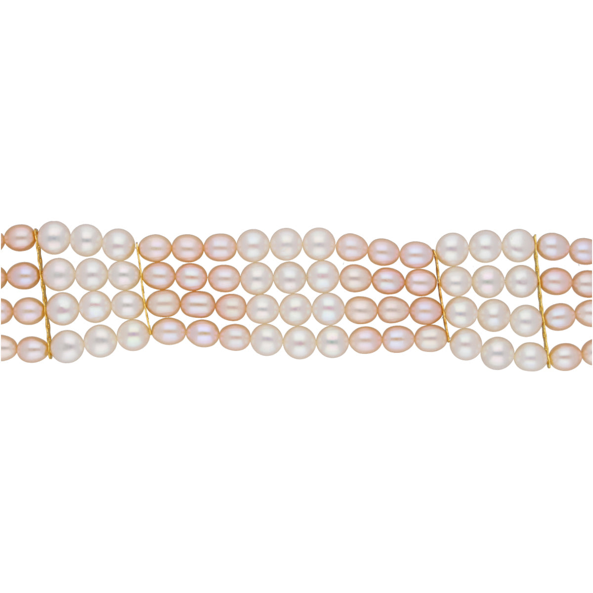 J Pearls Jabala 4 Lines Pearl Choker - Real Pearl Jewelry | Grab2Buy