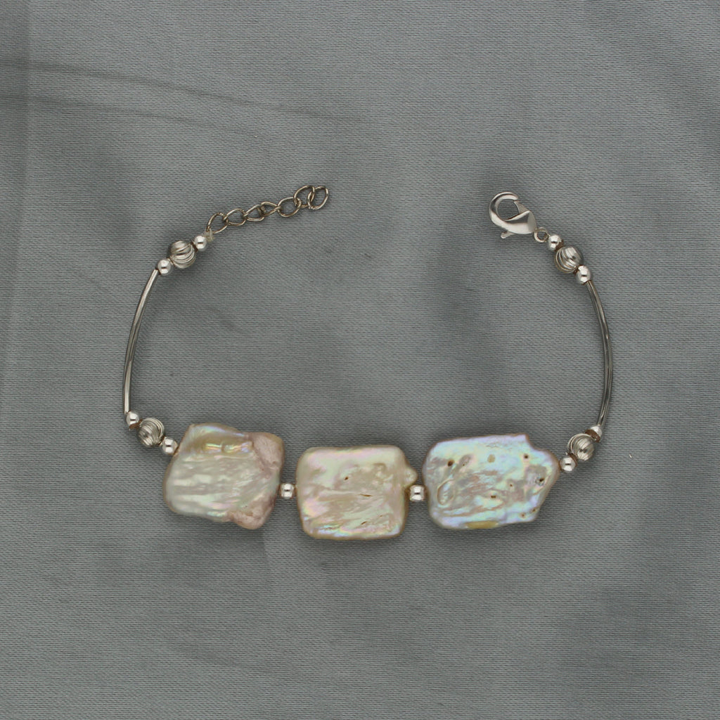 J Pearls Zarna 1 Line Pearl Bracelet | Grab2Buy