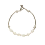 J Pearls Unique 1 Line Pearl Bracelet | Grab2Buy