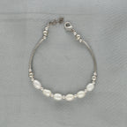J Pearls Unique 1 Line Pearl Bracelet | Grab2Buy