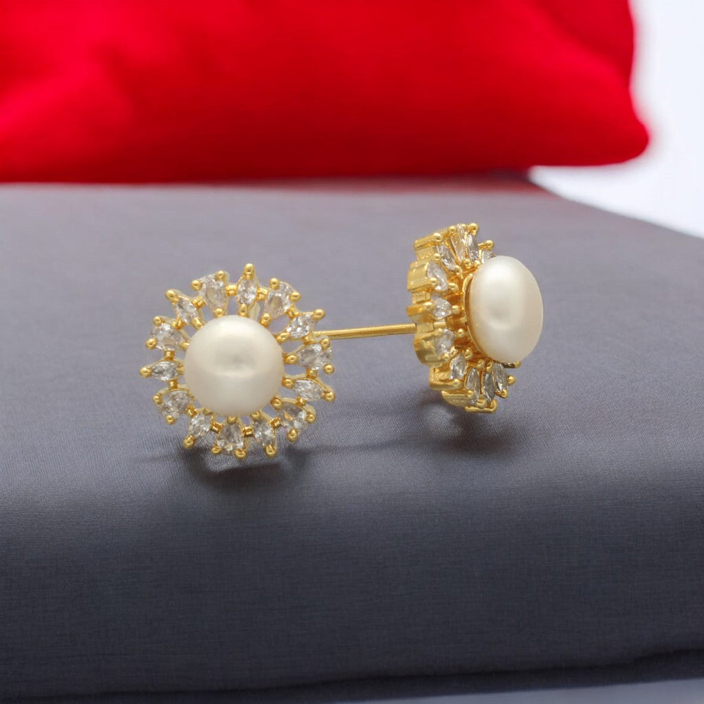 J Pearls Caralin Pearl Earrings Pack 2 | Grab2Buy