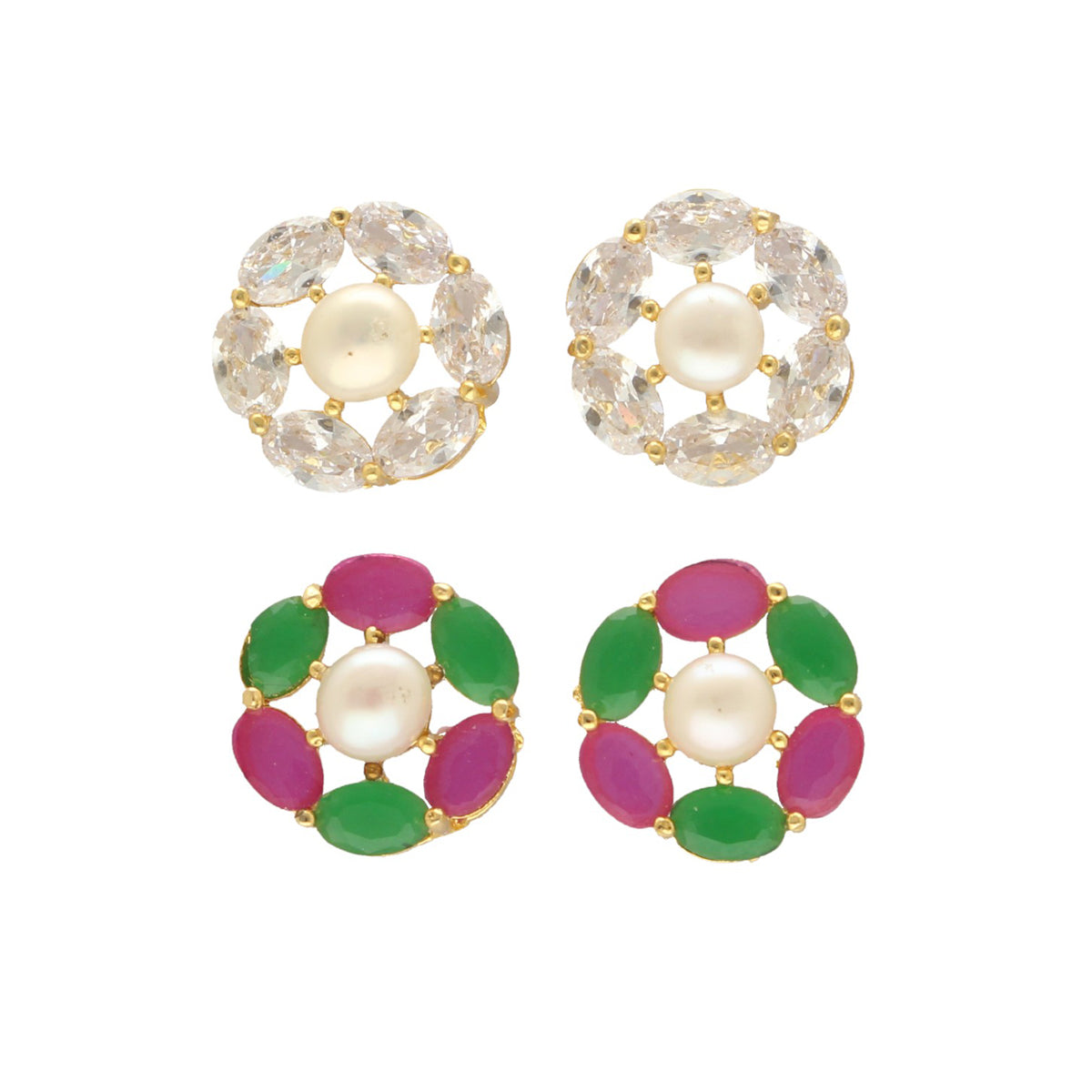 J Pearls Gia Pearl Earrings Pack 2 | Grab2Buy
