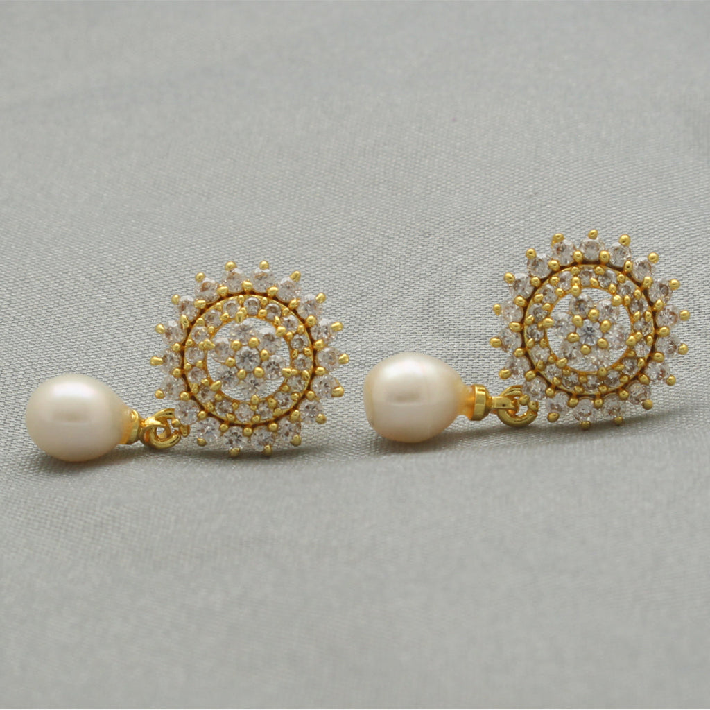 J Pearls Esita Pearl Earrings Pack 2 | Grab2Buy