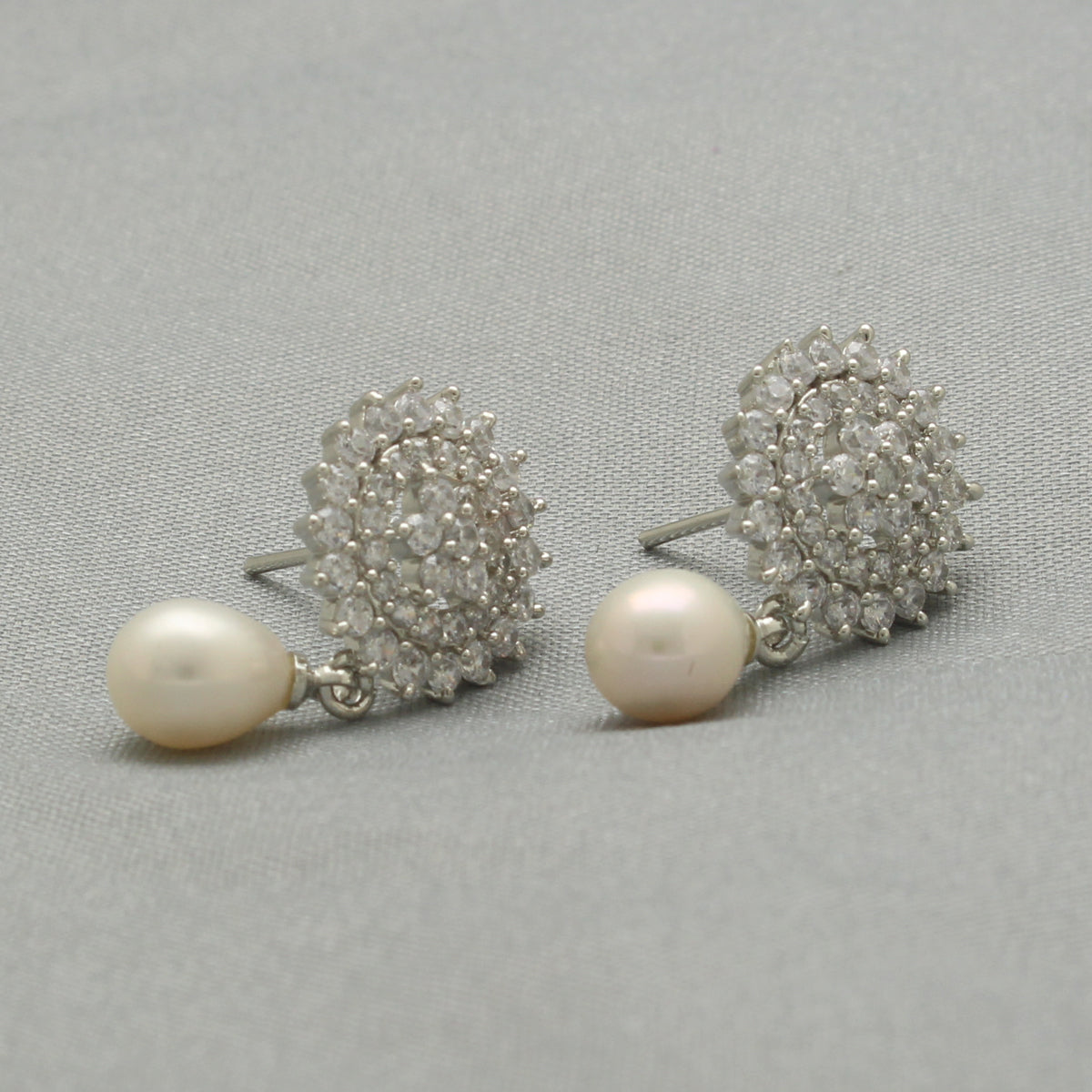 J Pearls Esita Pearl Earrings Pack 2 | Grab2Buy