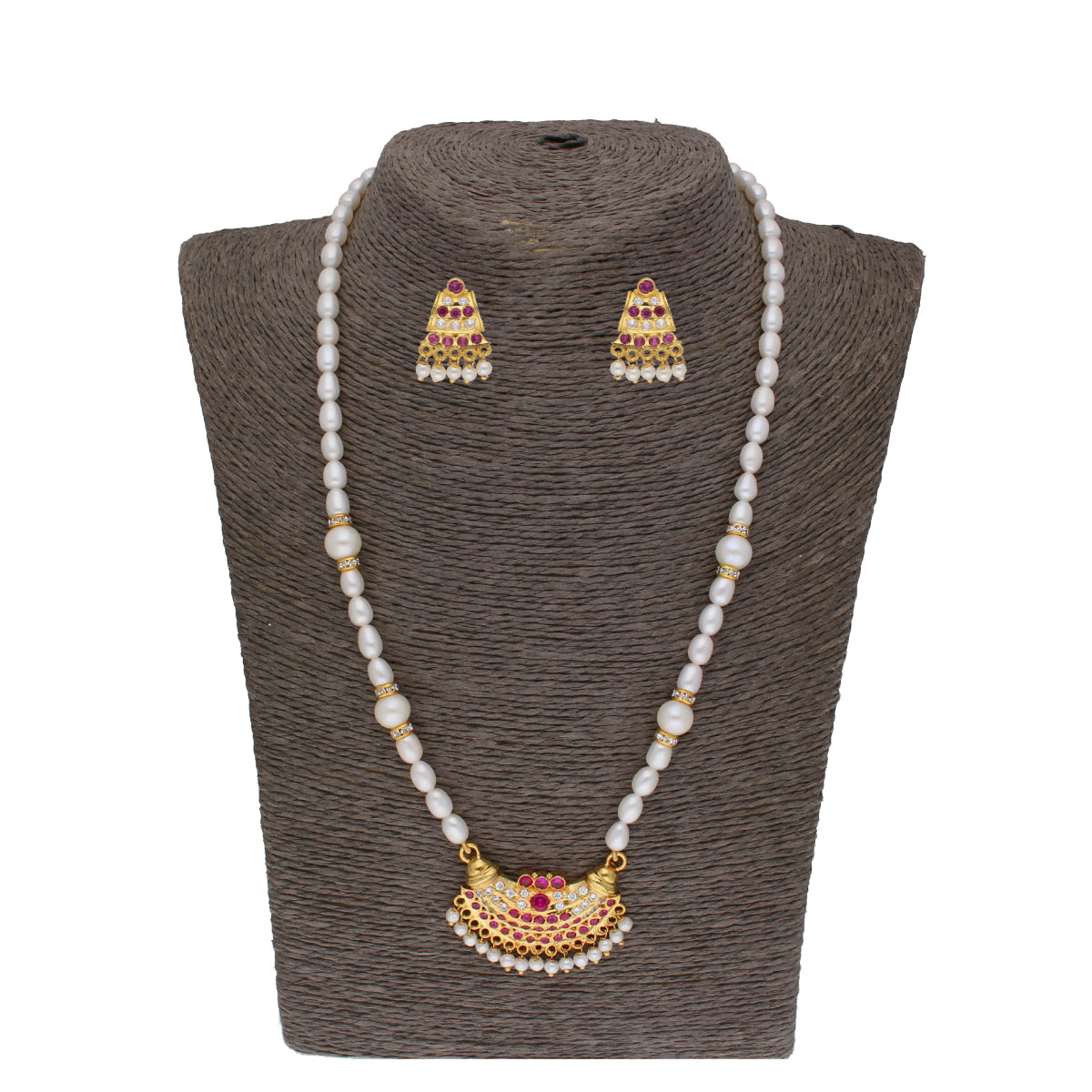 J Pearls Heena 1 Line Round Pearl Necklaces - Real Pearl Jewelry | Grab2Buy