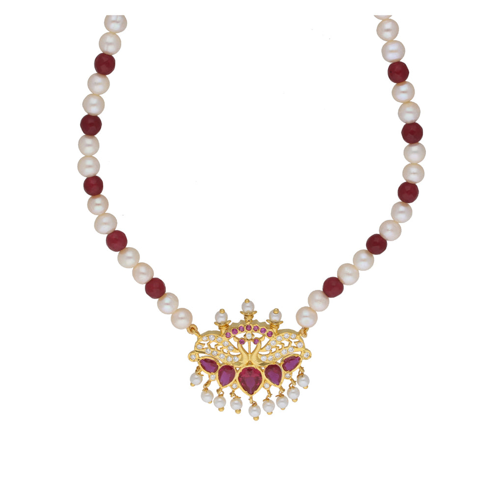 J Pearls Widisha 1 Line Round Pearl Necklaces - Real Pearl Jewelry | Grab2Buy