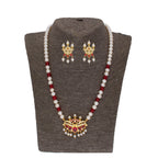 J Pearls Widisha 1 Line Round Pearl Necklaces - Real Pearl Jewelry | Grab2Buy