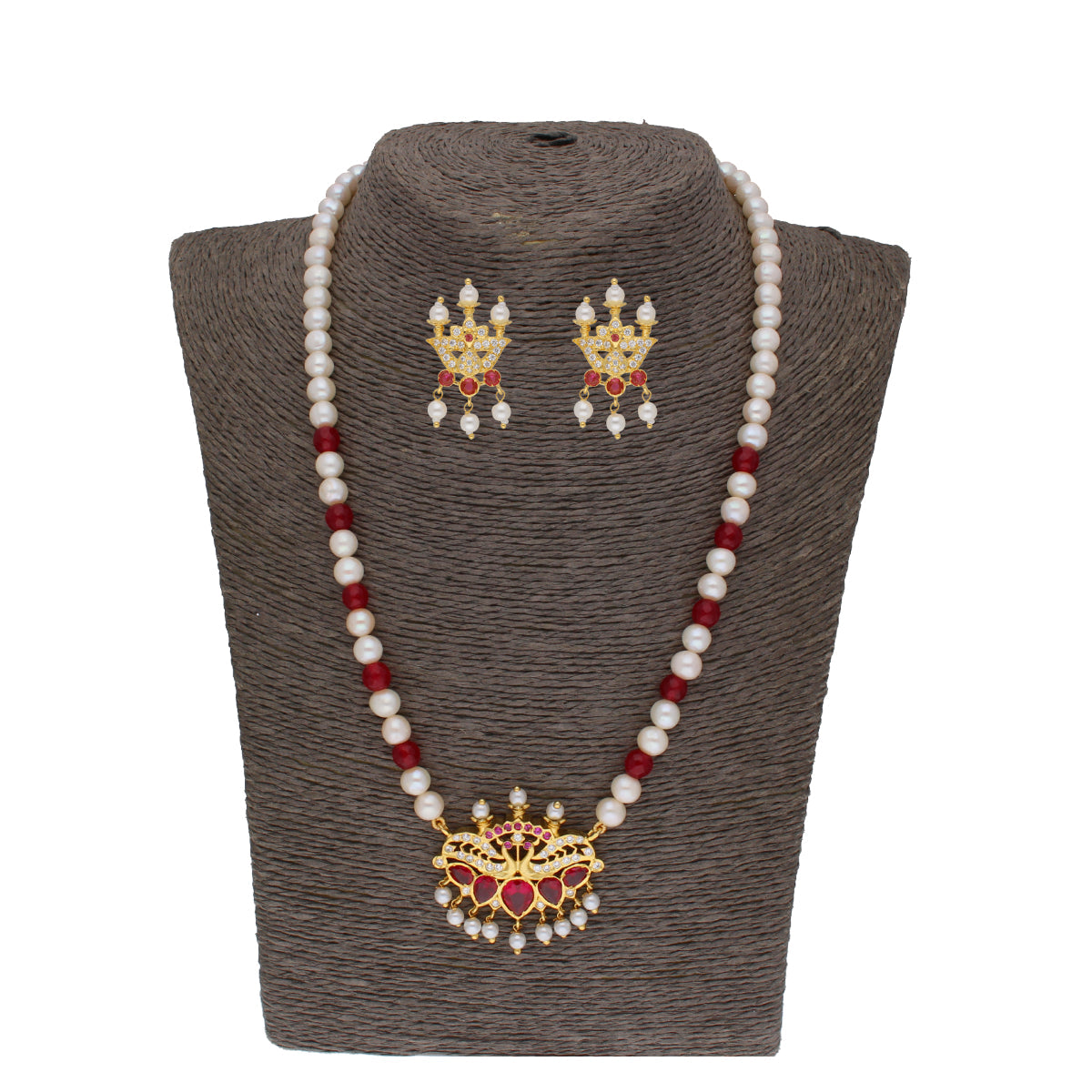 J Pearls Widisha 1 Line Round Pearl Necklaces - Real Pearl Jewelry | Grab2Buy