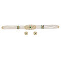 J Pearls Kavya 3 Lines Round Choker Set - Real Pearl Jewelry | Grab2Buy