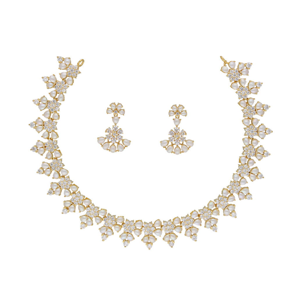 J Pearls Sarah Necklace Set - Real Pearl Jewelry | Grab2Buy