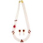 J Pearls Stunning 3 String Necklace Set - Real Pearl Jewelry | Grab2Buy