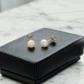 J Pearls Luxe 925 Silver Stud Earrings | Grab2Buy