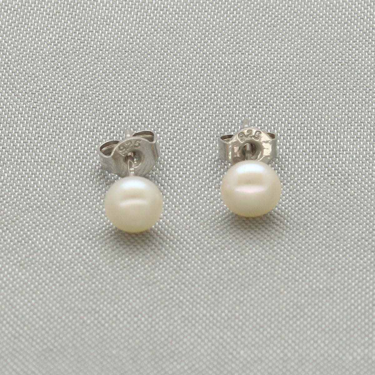 J Pearls Luxe 925 Silver Stud Earrings | Grab2Buy
