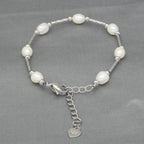 J Pearls Classic White Pearl Bracelet | Grab2Buy