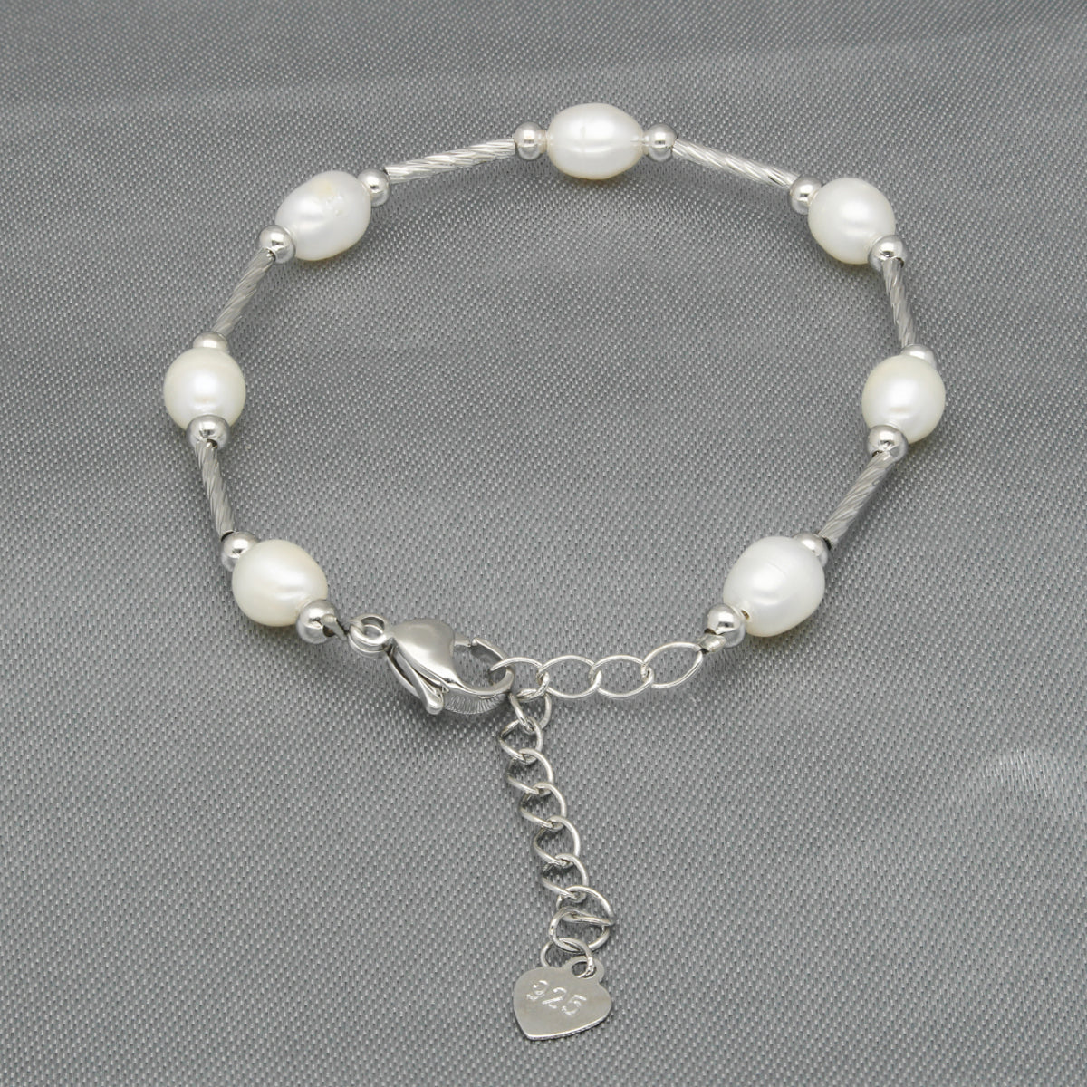 J Pearls Classic White Pearl Bracelet | Grab2Buy