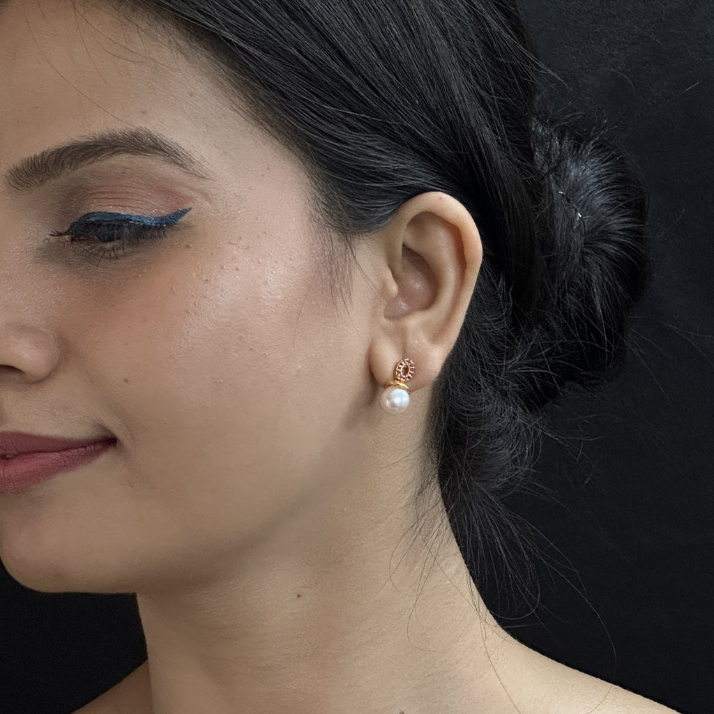 J Pearls Siddhi Pearl Earrings | Grab2Buy