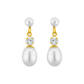 J Pearls White Pearl Hangings - Real Pearl Jewelry | Grab2Buy
