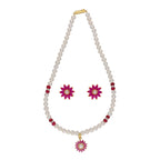 J Pearls Navishka 1 Line Pearl Sets - Real Pearl Jewelry | Grab2Buy
