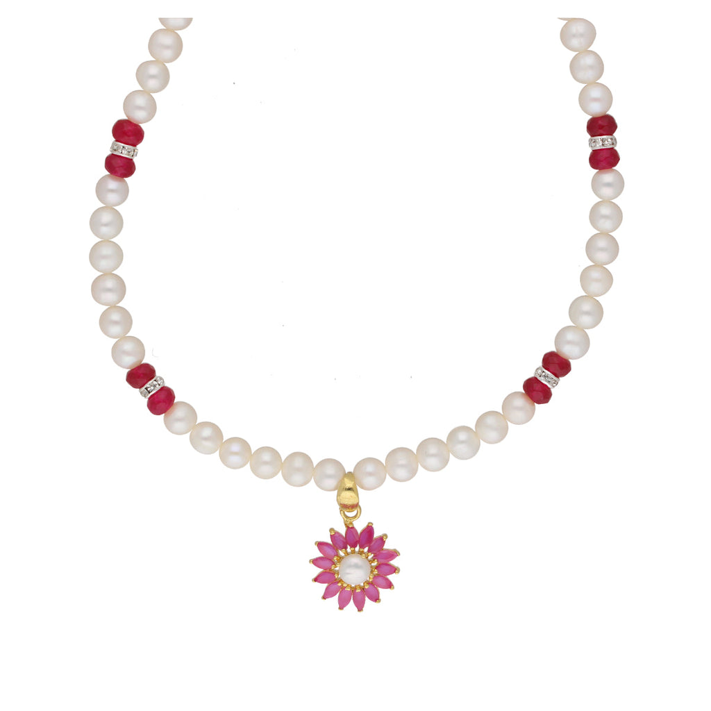 J Pearls Navishka 1 Line Pearl Sets - Real Pearl Jewelry | Grab2Buy