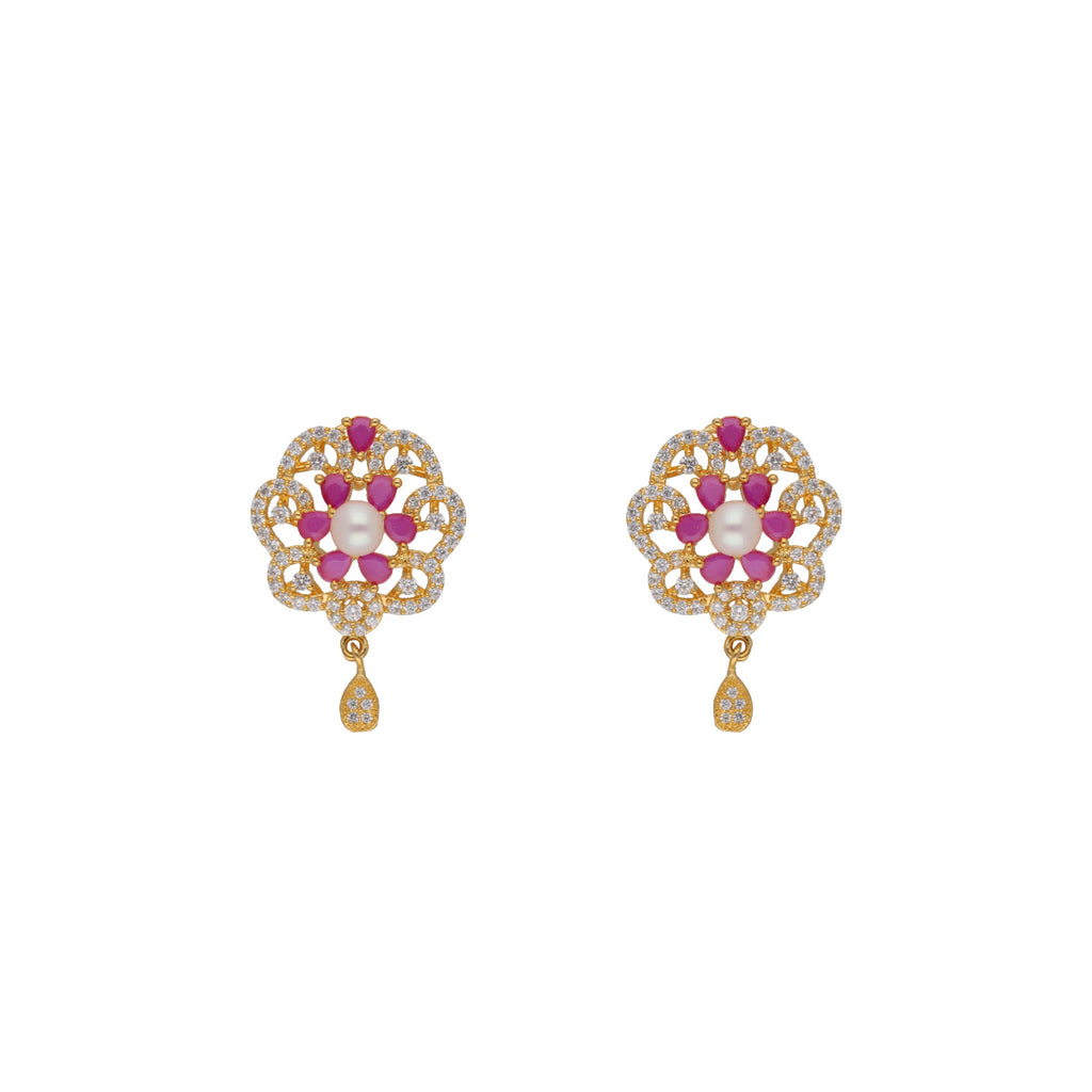 J Pearls Krishna 1 Line Pearl Sets - Real Pearl Jewelry | Grab2Buy