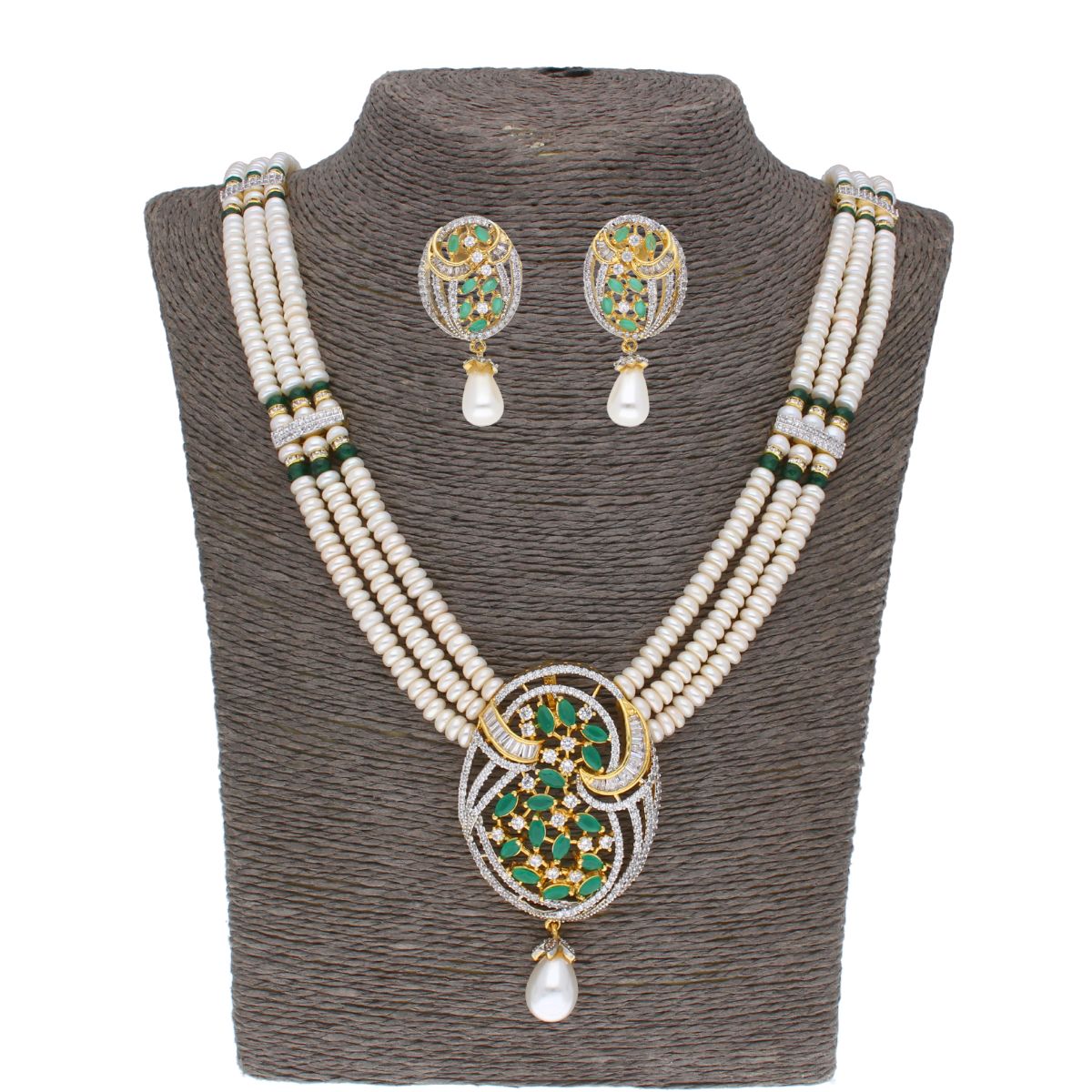 J Pearls Chantrea Pearl Set - Real Pearl Jewelry | Grab2Buy