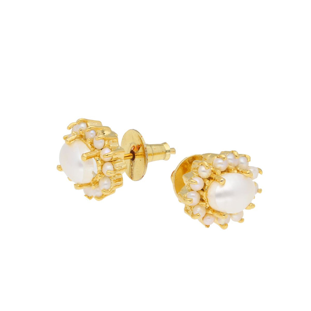 J Pearls Shine Pearl Earrings - Real Pearl Jewelry | Grab2Buy