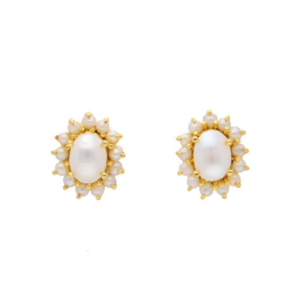 J Pearls Shine Pearl Earrings - Real Pearl Jewelry | Grab2Buy