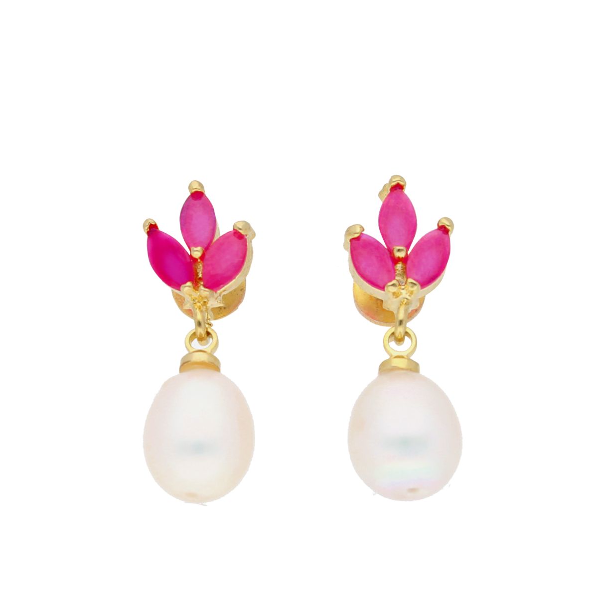 J Pearls Noha Pearl Earrings - Real Pearl Jewelry | Grab2Buy