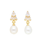 J Pearls Dove Pearl Earrings - Real Pearl Jewelry | Grab2Buy