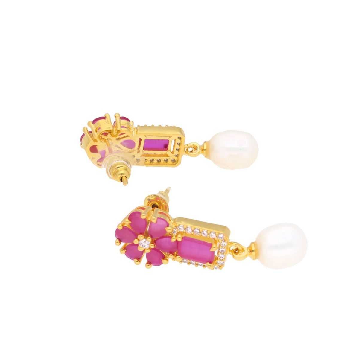 J Pearls Ishika Pearl Earrings - Real Pearl Jewelry | Grab2Buy