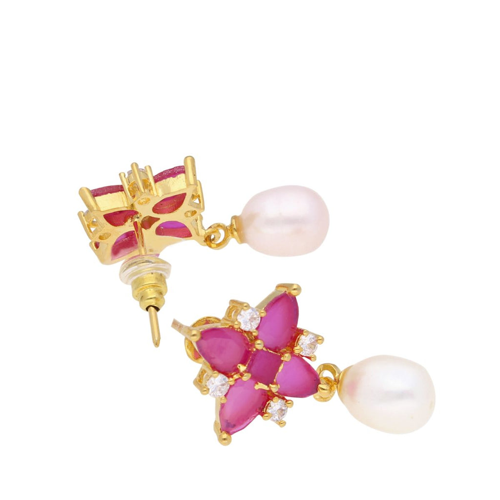 J Pearls Navishka Pearl Earrings - Real Pearl Jewelry | Grab2Buy