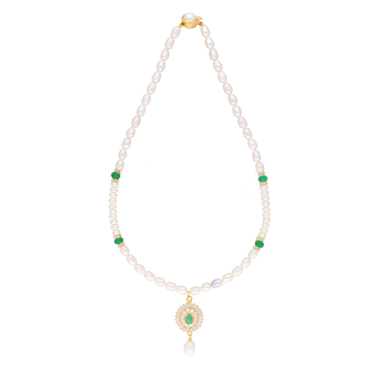J Pearls Eeshika Pearl Set - Real Pearl Jewelry | Grab2Buy