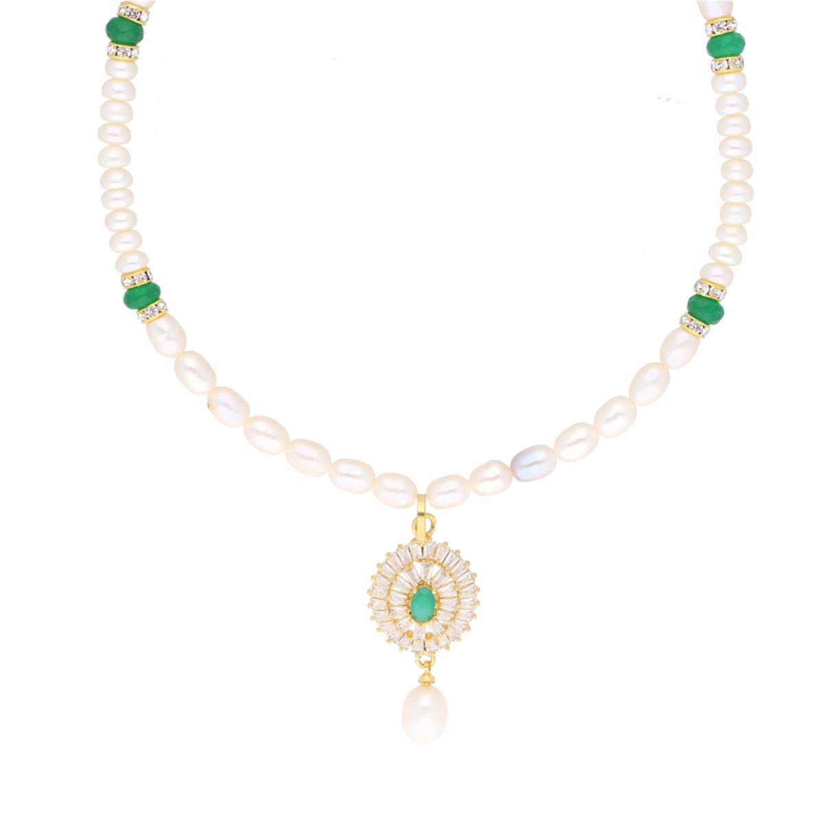 J Pearls Eeshika Pearl Set - Real Pearl Jewelry | Grab2Buy
