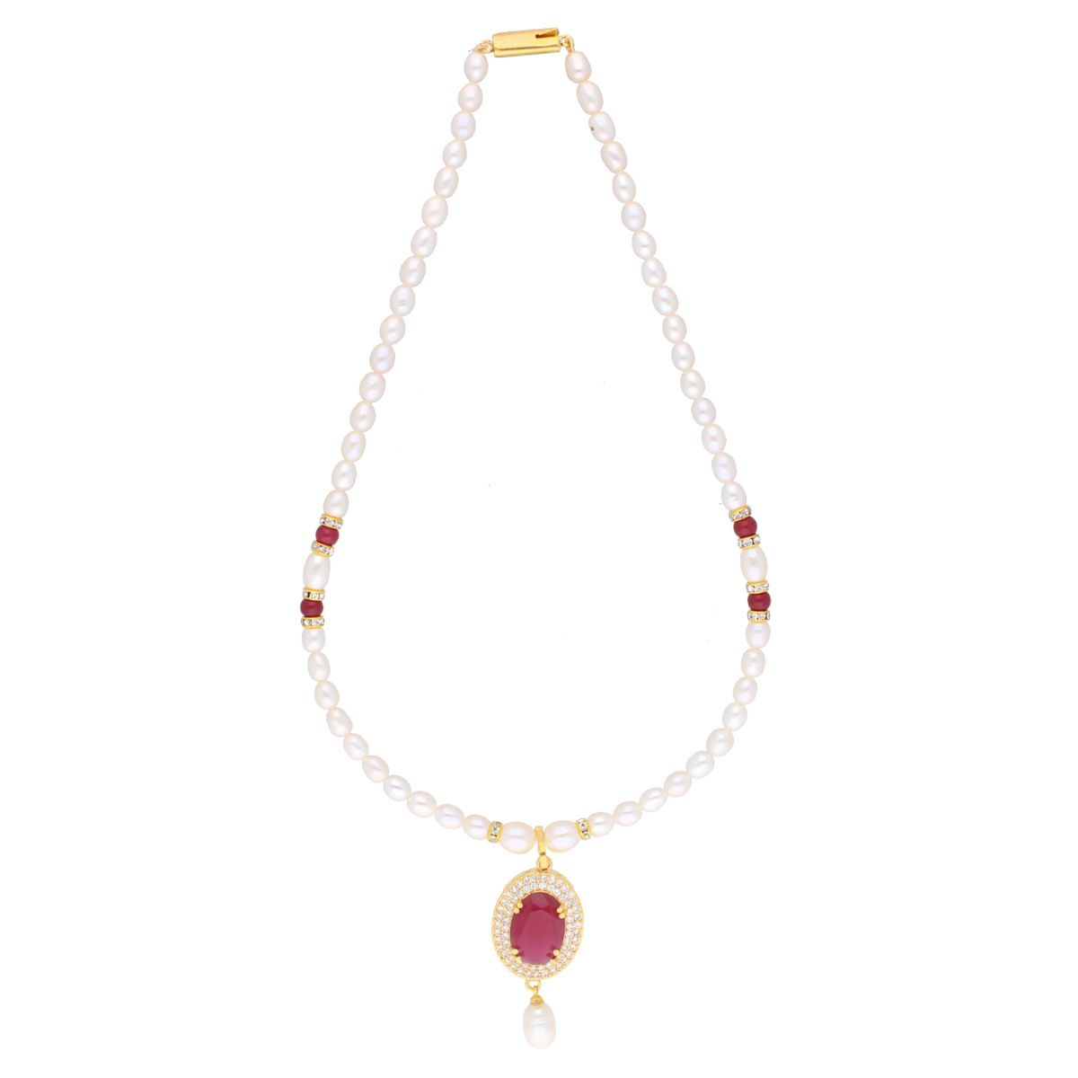 J Pearls Navishka Pearl Set - Real Pearl Jewelry | Grab2Buy