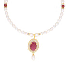 J Pearls Navishka Pearl Set - Real Pearl Jewelry | Grab2Buy