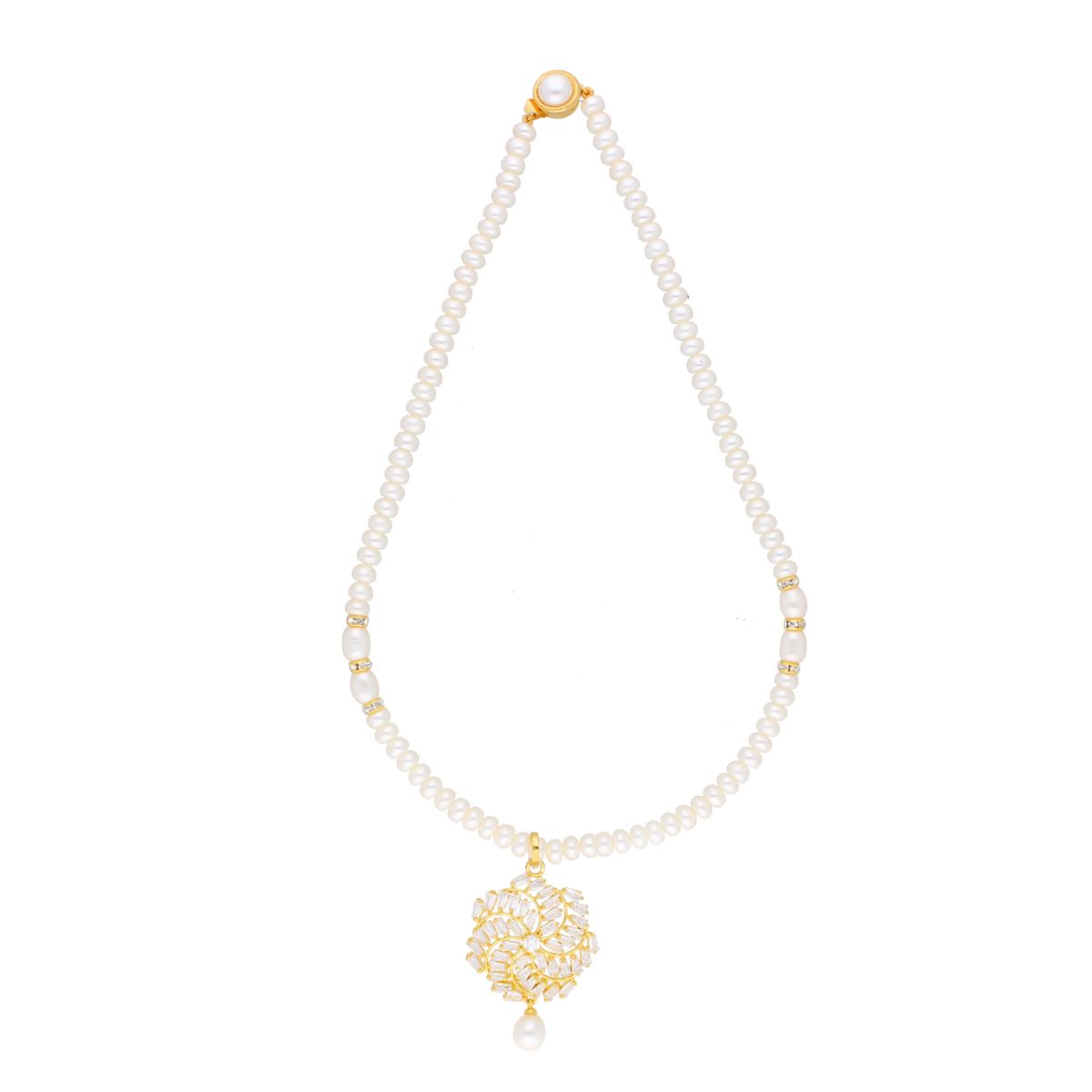J Pearls Siddhi Pearl Set - Real Pearl Jewelry | Grab2Buy
