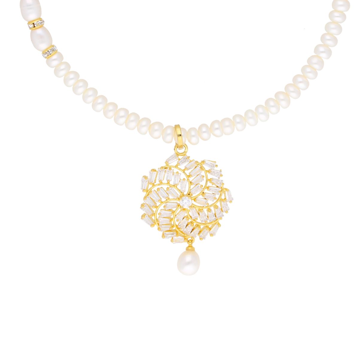 J Pearls Siddhi Pearl Set - Real Pearl Jewelry | Grab2Buy
