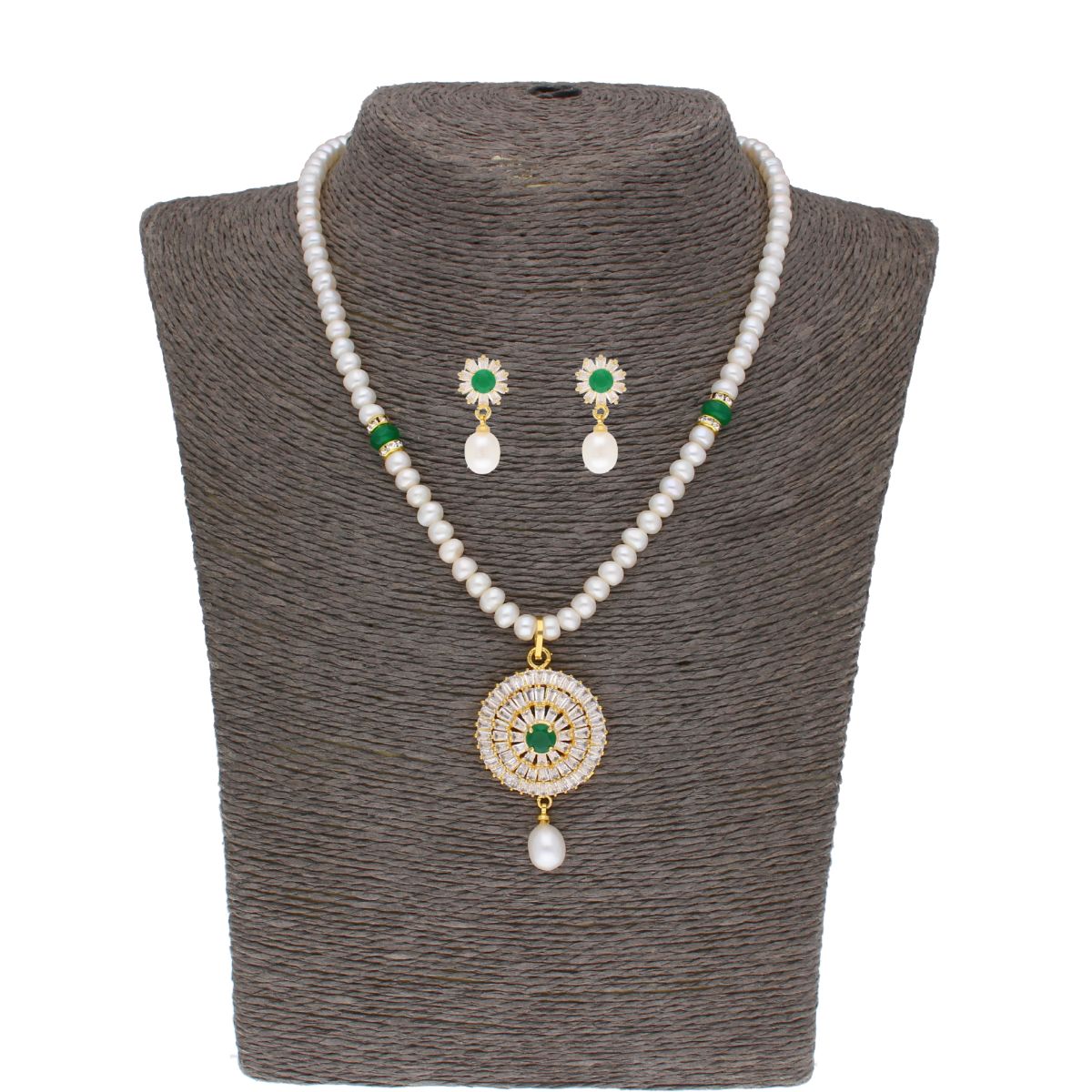 J Pearls Eeshvi Pearl Set - Real Pearl Jewelry | Grab2Buy