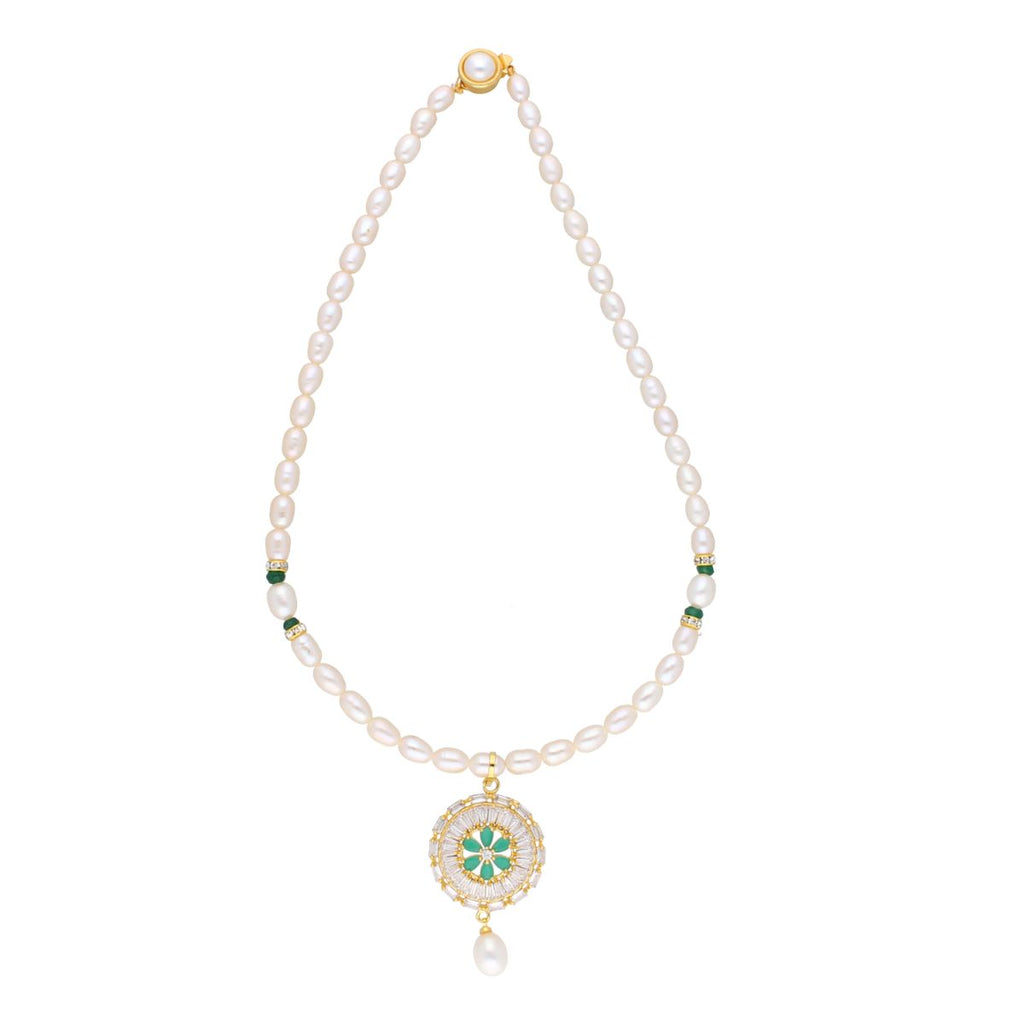 J Pearls Theertha Pearl Set - Real Pearl Jewelry | Grab2Buy