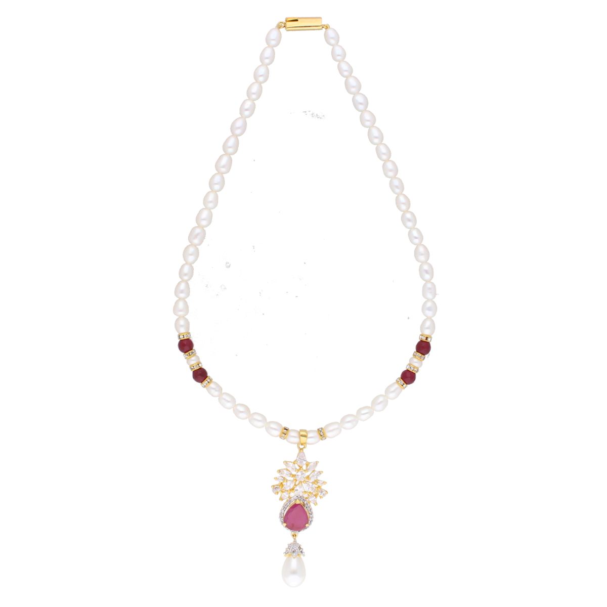 J Pearls Navishka Pearl Set - Real Pearl Jewelry | Grab2Buy