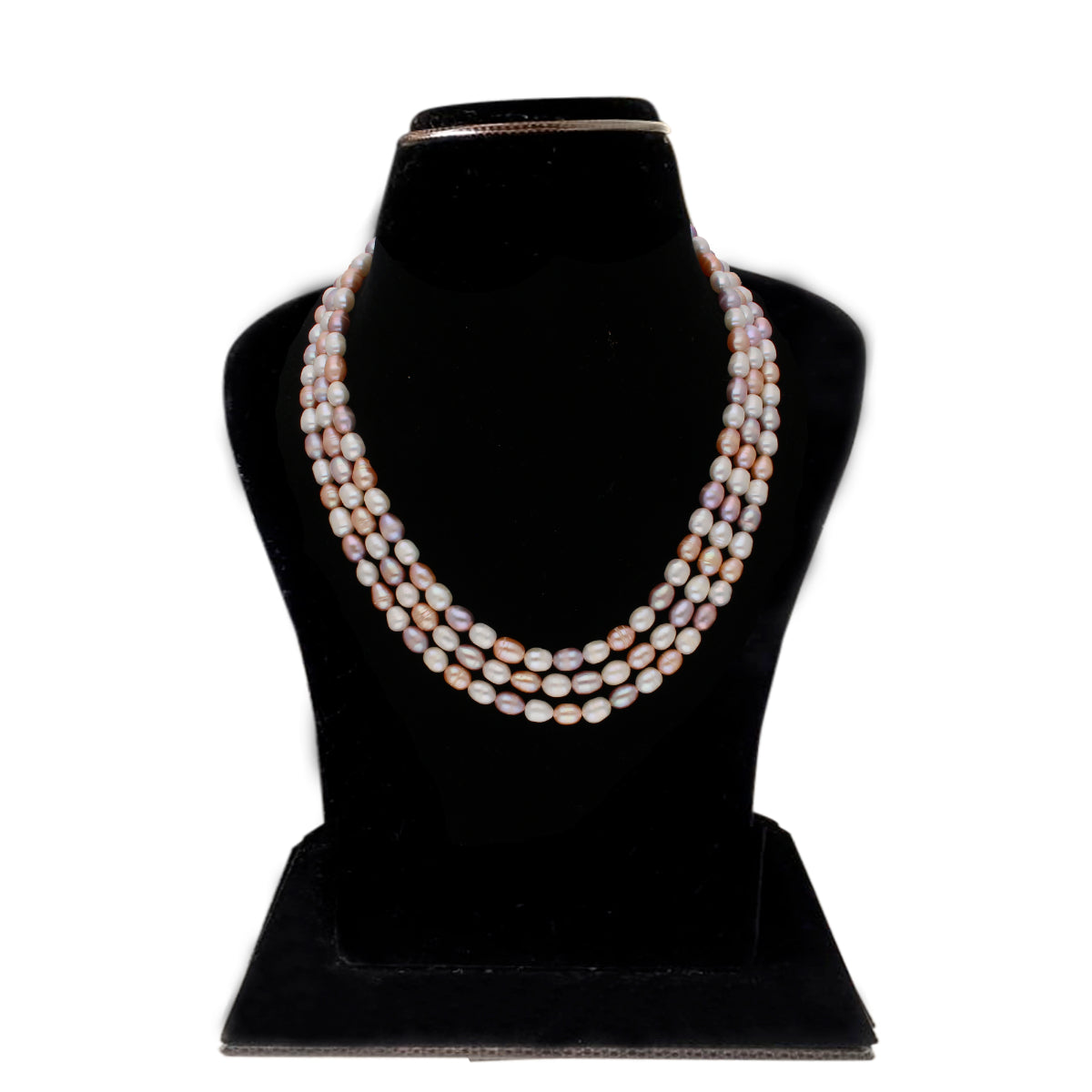 J Pearls Candanayika 3 Lines Pearl Sets - Real Pearl Jewelry | Grab2Buy