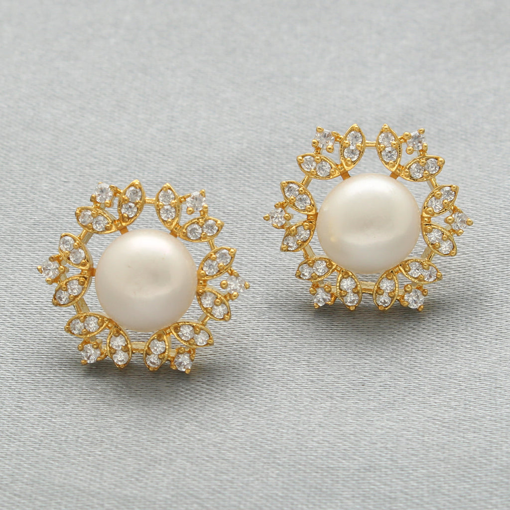 J Pearls Jyvai Pearl Earrings | Grab2Buy