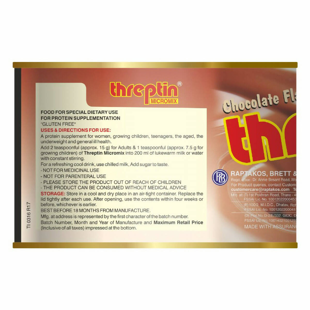 Threptin Micromix Powder - Chocolate Flavor | Grab2Buy