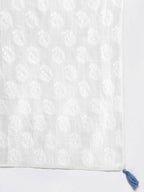 Yufta Blue & White A-Line Dupatta Set | Grab2Buy