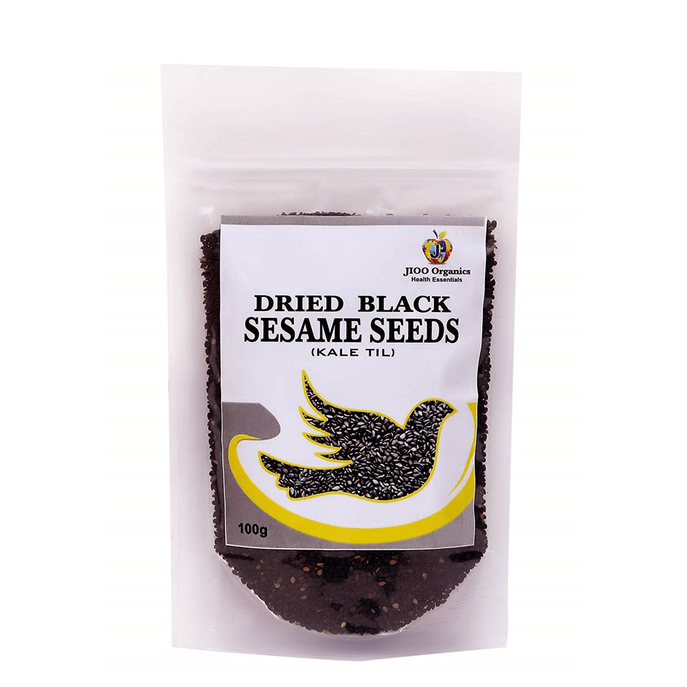 Jioo Organics Dried Black Sesame Seeds | Grab2Buy