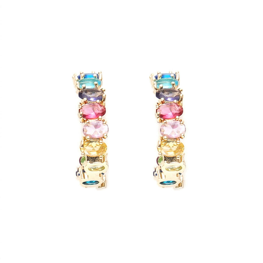 Multi Loops Gold Plated- Ruby Raang | Grab2Buy