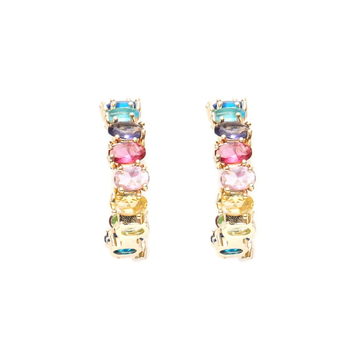 Multi Loops Gold Plated- Ruby Raang | Grab2Buy