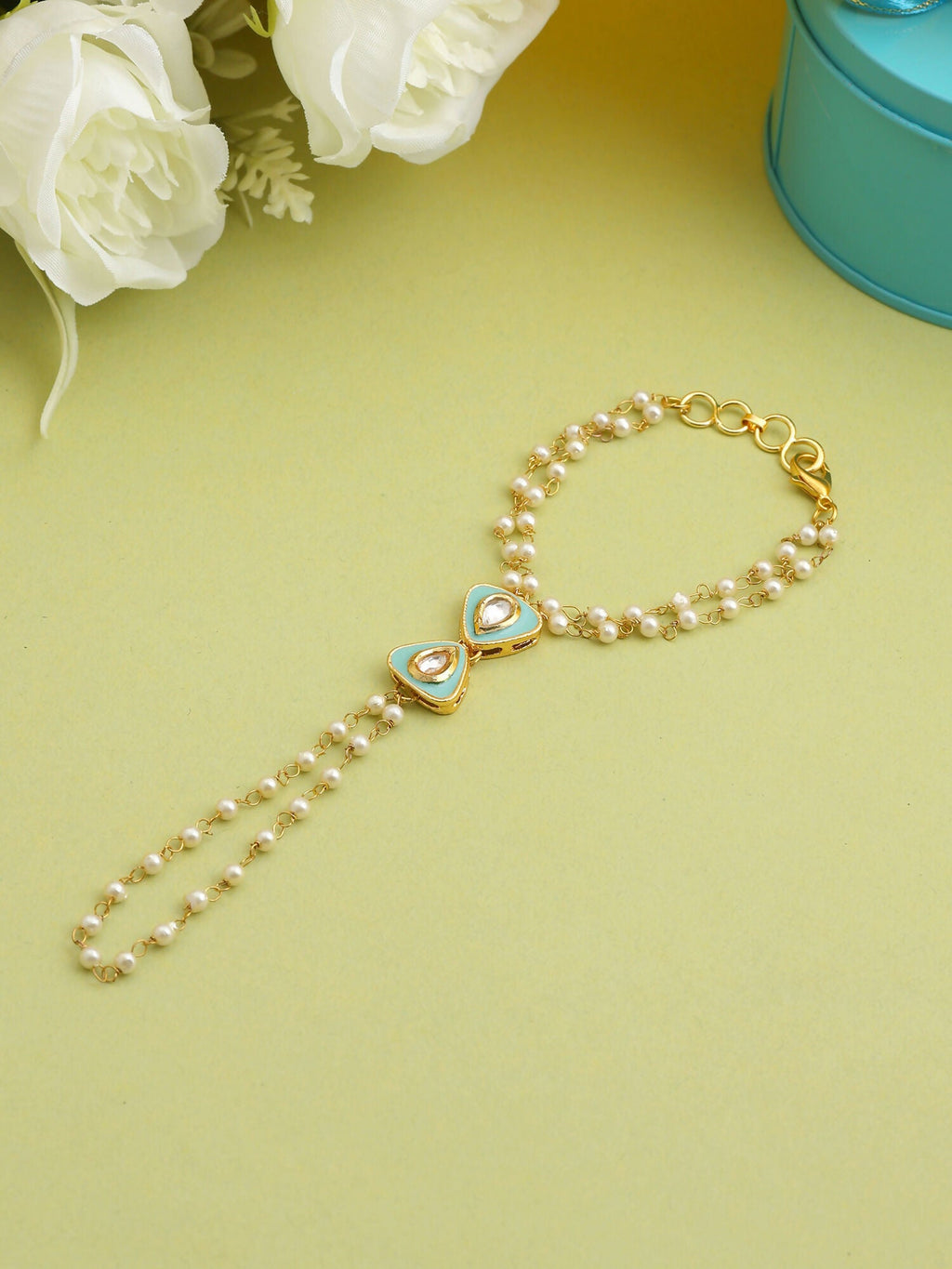 Ruby Raang Modern Fusion Hand Jewellery | Grab2Buy