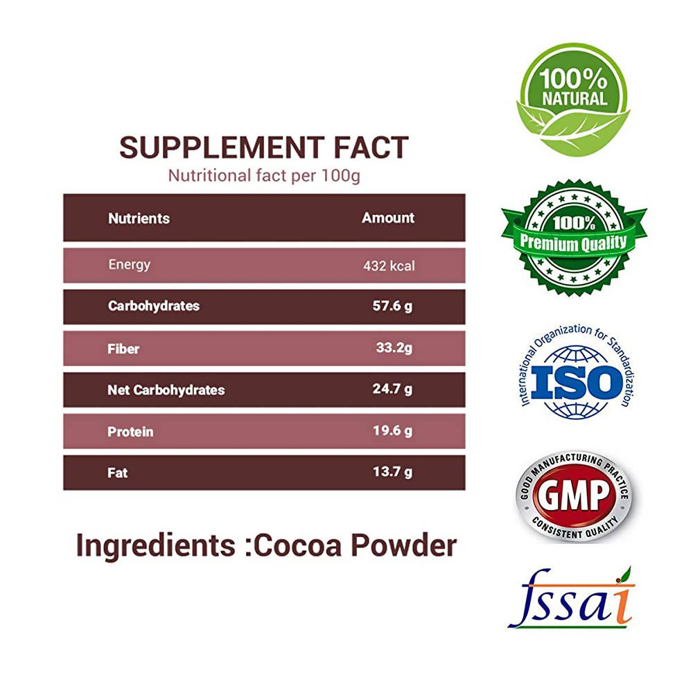 NutroActive Natural Cocoa Powder Unsweetened | Grab2Buy