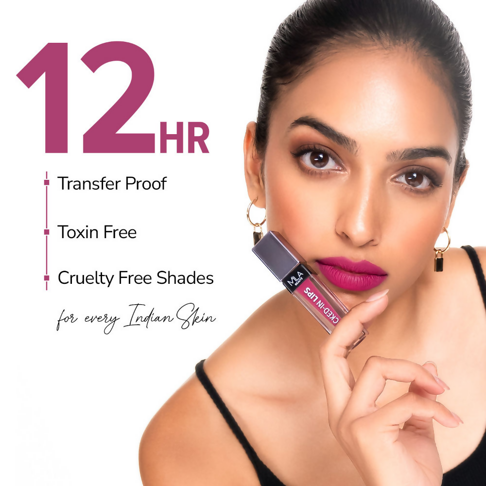 Mila Beaute 12 Hr Non-Transfer Locked-In Liquid Lipstick - Red Velvet